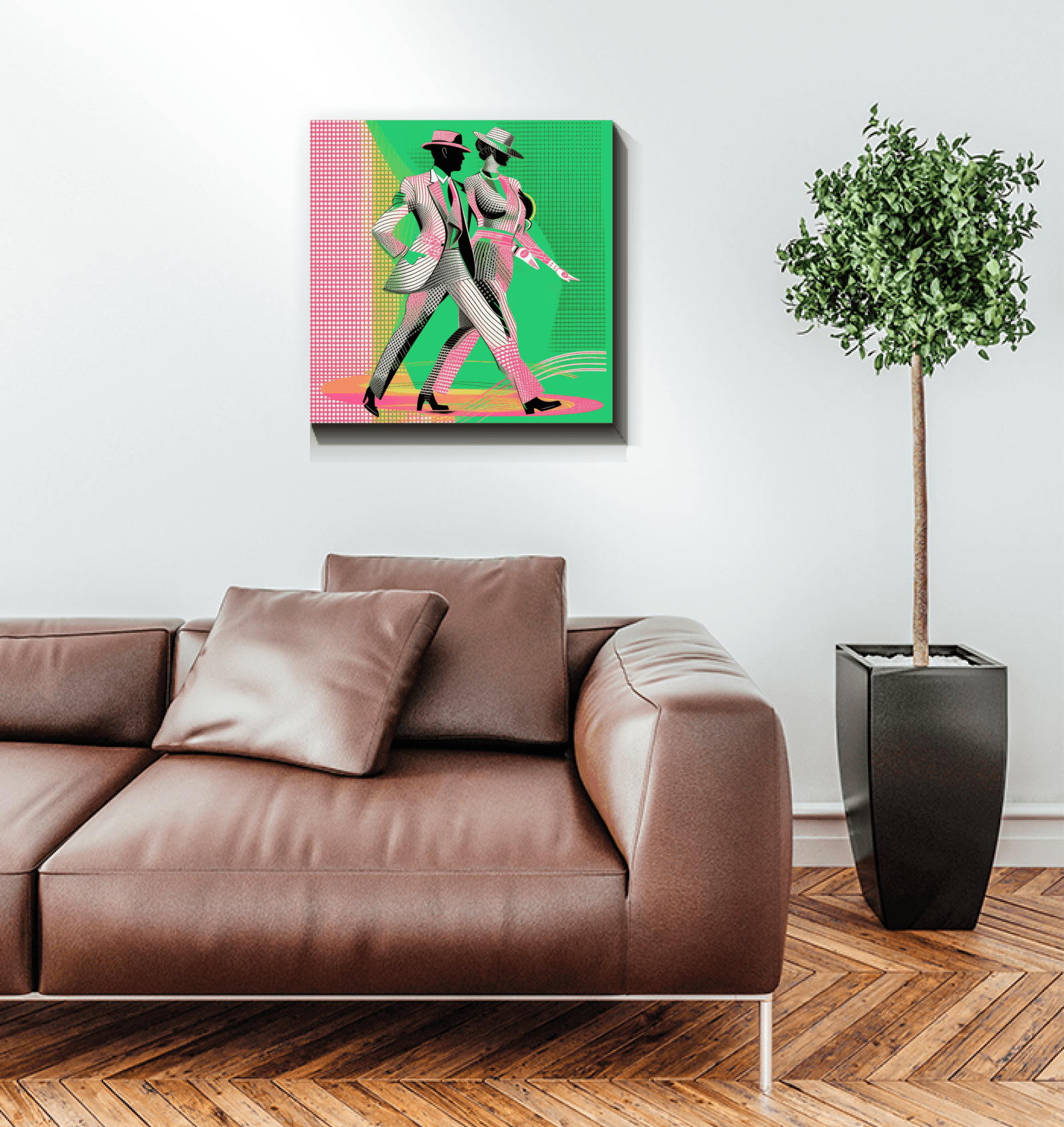 Abstract Balletic Euphoria Art Canvas for home decoration.