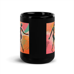 Balletic Extravaganza Style Black Glossy Mug - Beyond T-shirts