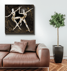 Balletic Extravaganza Style Wrapped Canvas - Beyond T-shirts