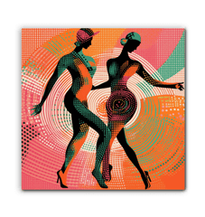 Decorative Balletic Extravaganza style canvas for home beautification.