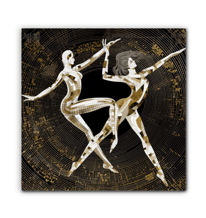 Balletic Extravaganza Style Wrapped Canvas - Beyond T-shirts