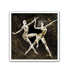 Balletic Extravaganza Style Wrapped Canvas - Beyond T-shirts