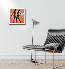 Intricate Balletic Extravaganza style canvas for sophisticated decor.