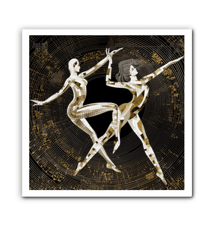 Balletic Extravaganza Style Wrapped Canvas - Beyond T-shirts