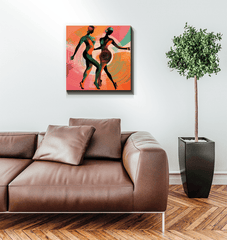 Luxurious Balletic Extravaganza canvas for an artistic statement.