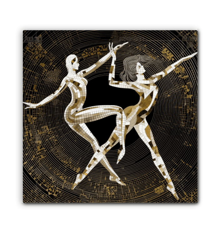 Balletic Extravaganza Style Wrapped Canvas - Beyond T-shirts