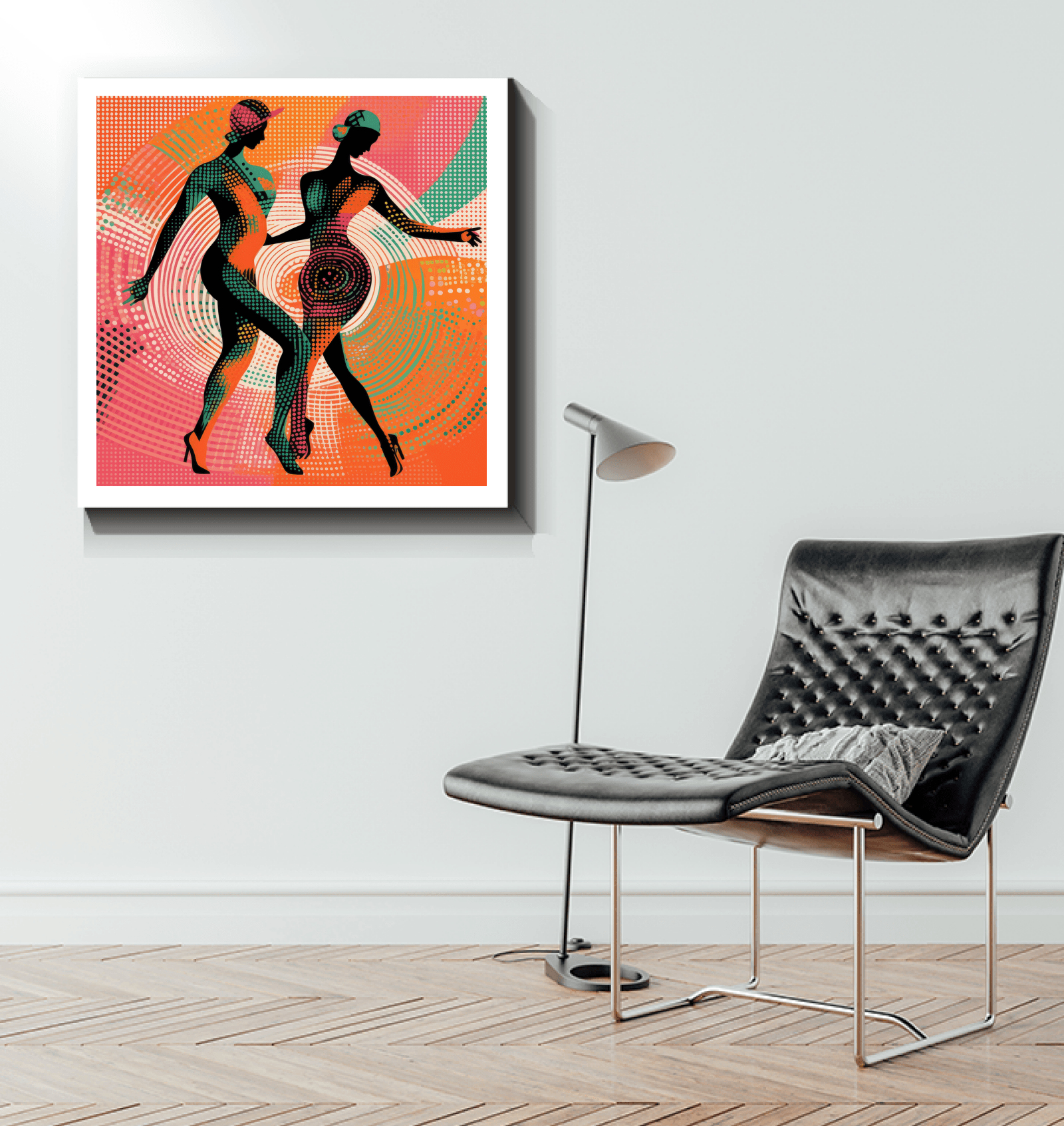 Contemporary Balletic Extravaganza canvas art for stylish interiors.