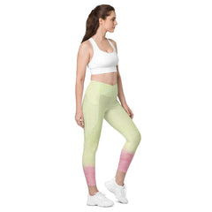 Balletic Fantasia crossover leggings with pockets.