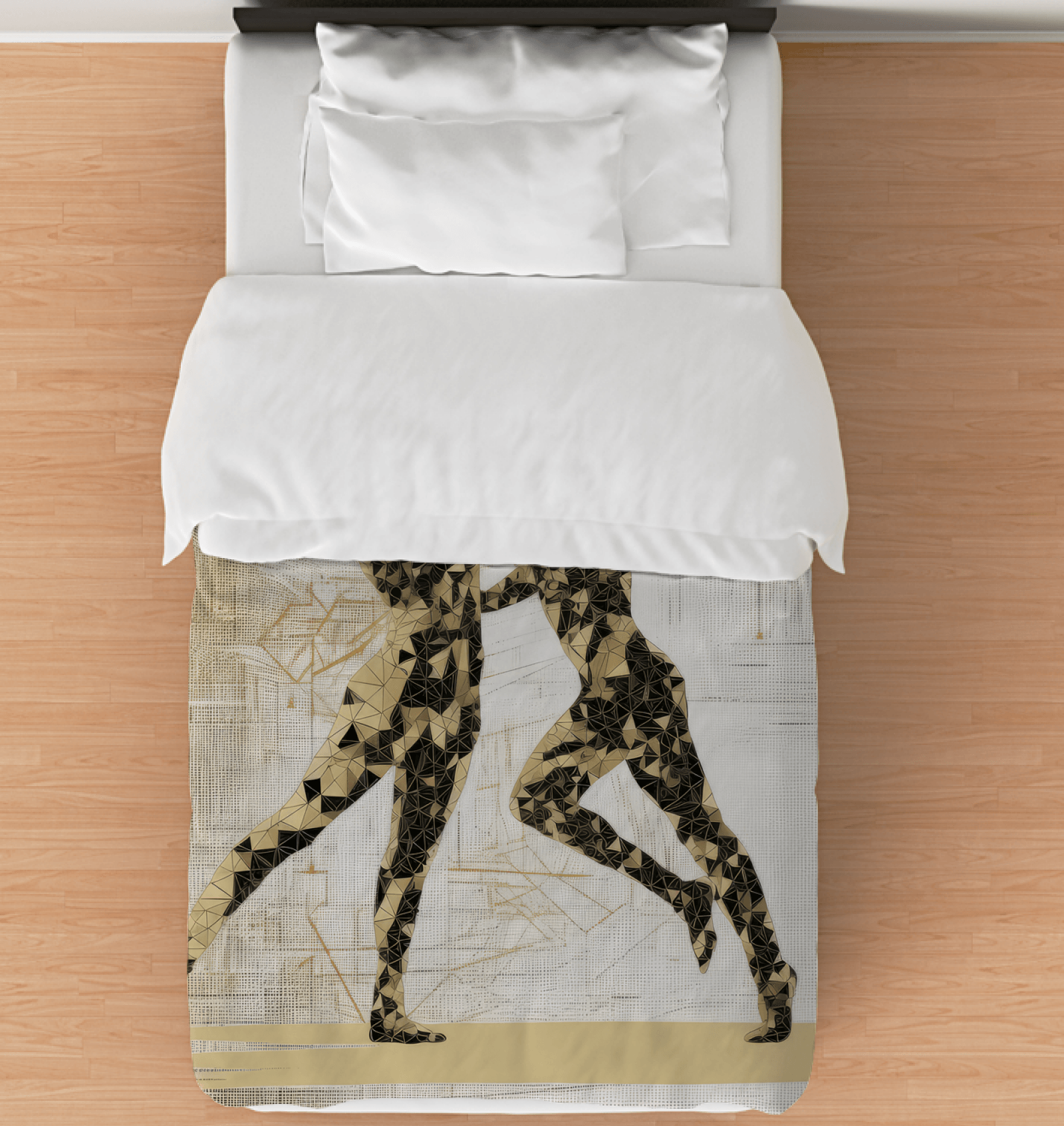 Elegant Balletic Fantasia Fashion Comforter Twin Size in a Beautifully Styled Bedroom