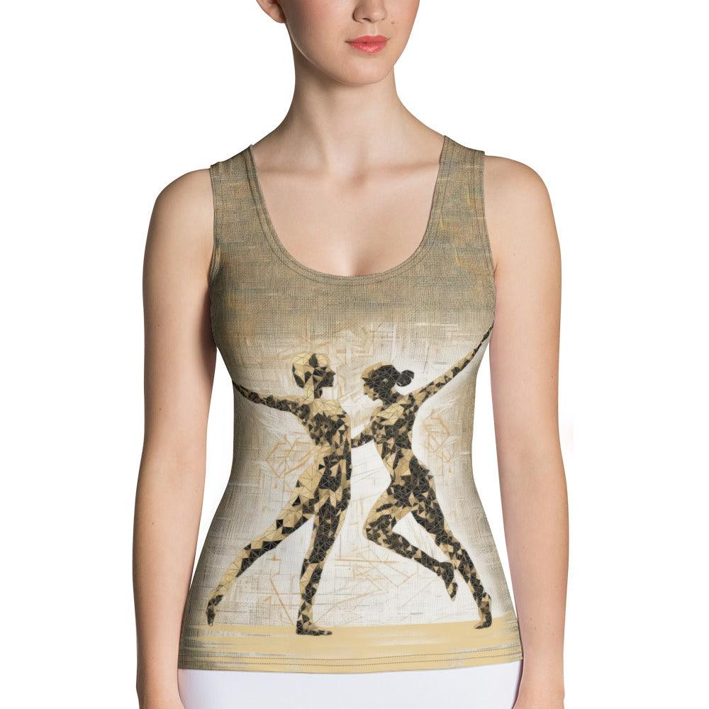 Balletic Fantasia Fashion Tank Top front view