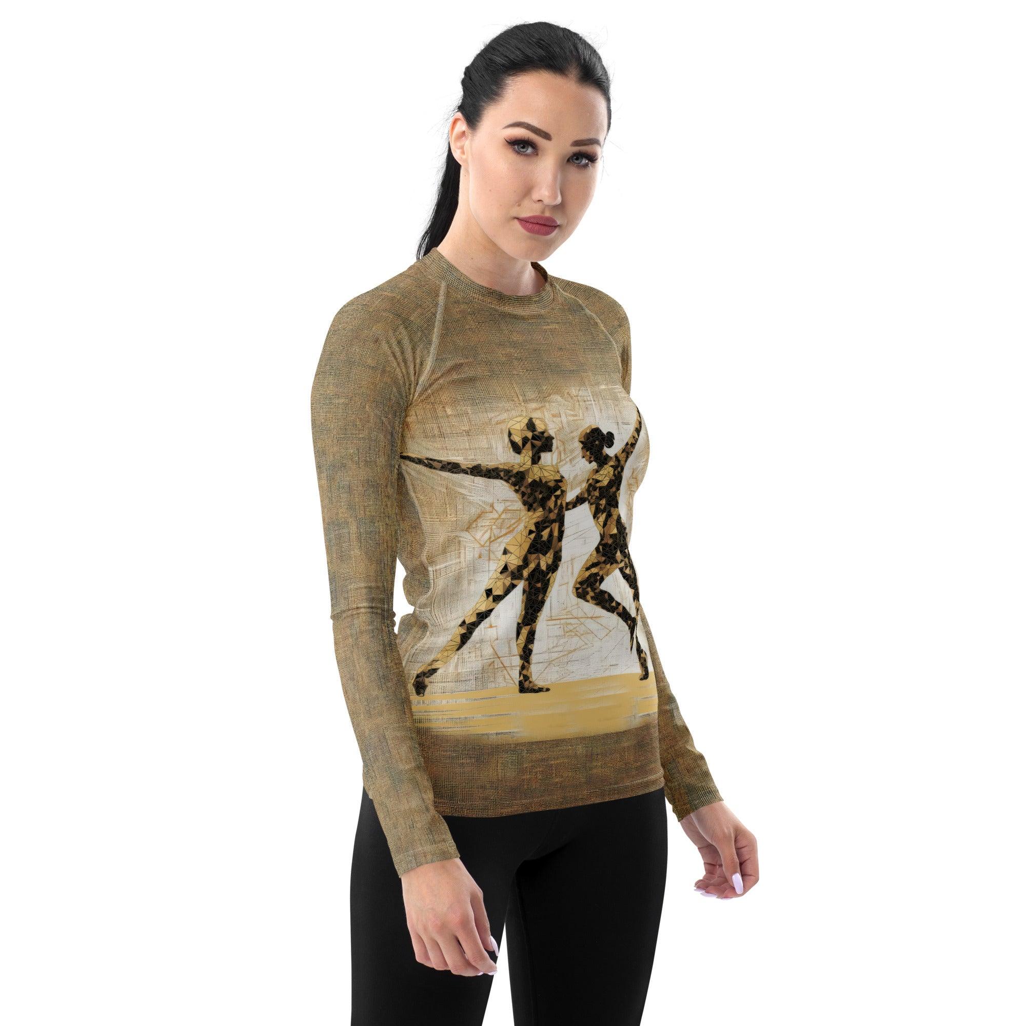 Women's stylish swimwear - Balletic Fantasia Rash Guard