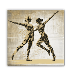 Timeless Balletic Fantasia of Fashion Canvas for sophisticated interiors