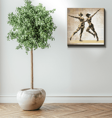 Inspirational Balletic Fantasia of Fashion Canvas enhancing room ambiance