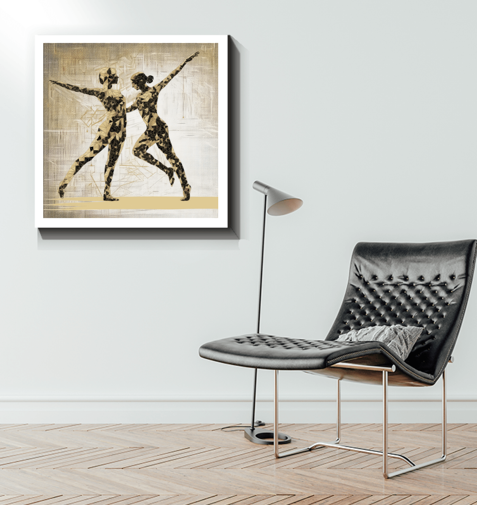 Stylish Balletic Fantasia of Fashion Canvas perfect for art lovers