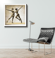 Stylish Balletic Fantasia of Fashion Canvas perfect for art lovers