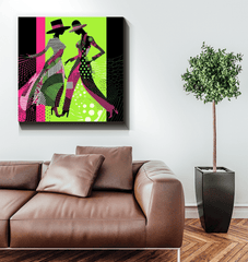 Balletic Fashion Portraits Mens Wrapped Canvas - Beyond T-shirts