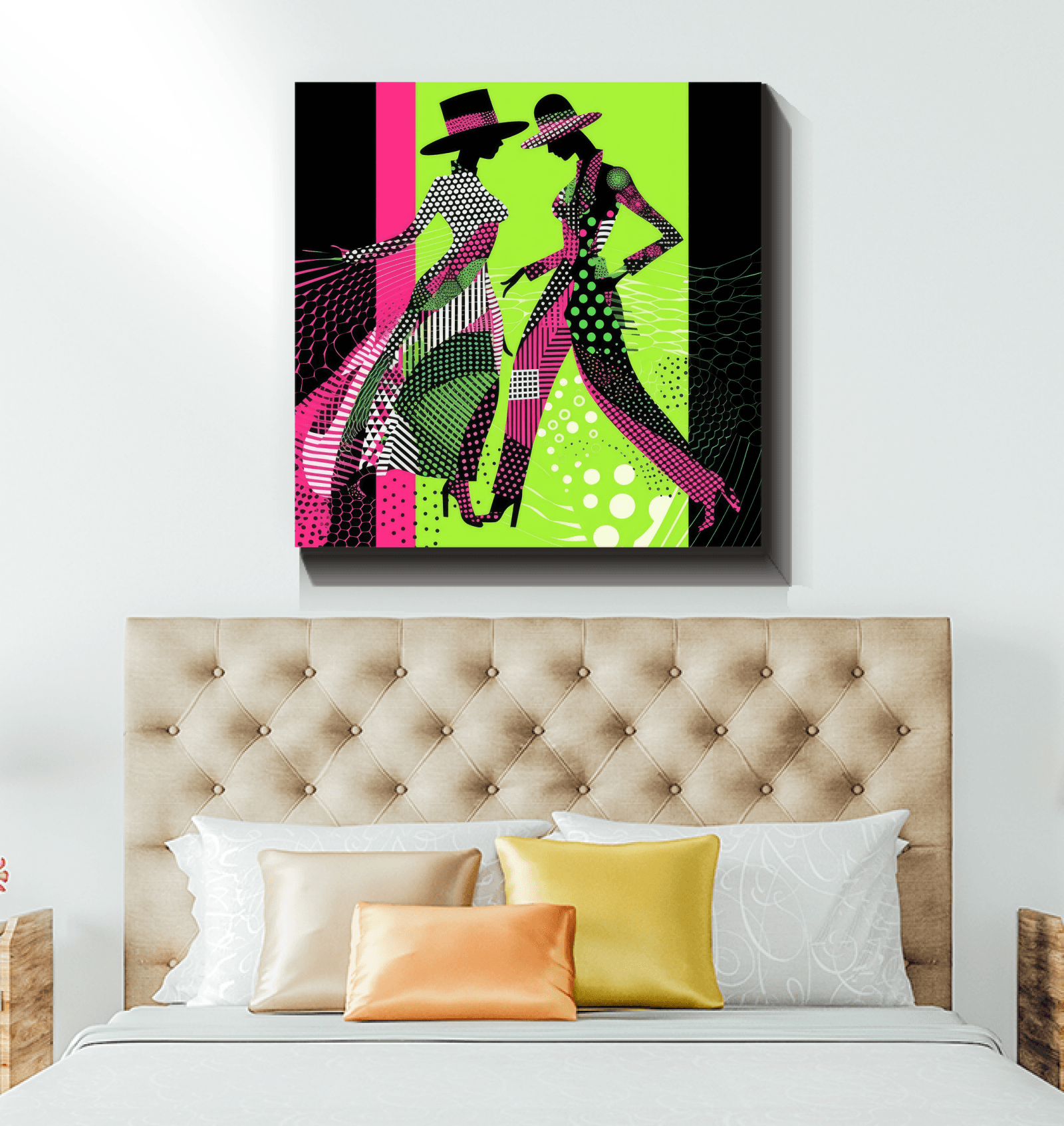 Balletic Fashion Portraits Mens Wrapped Canvas - Beyond T-shirts