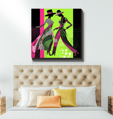 Balletic Fashion Portraits Mens Wrapped Canvas - Beyond T-shirts