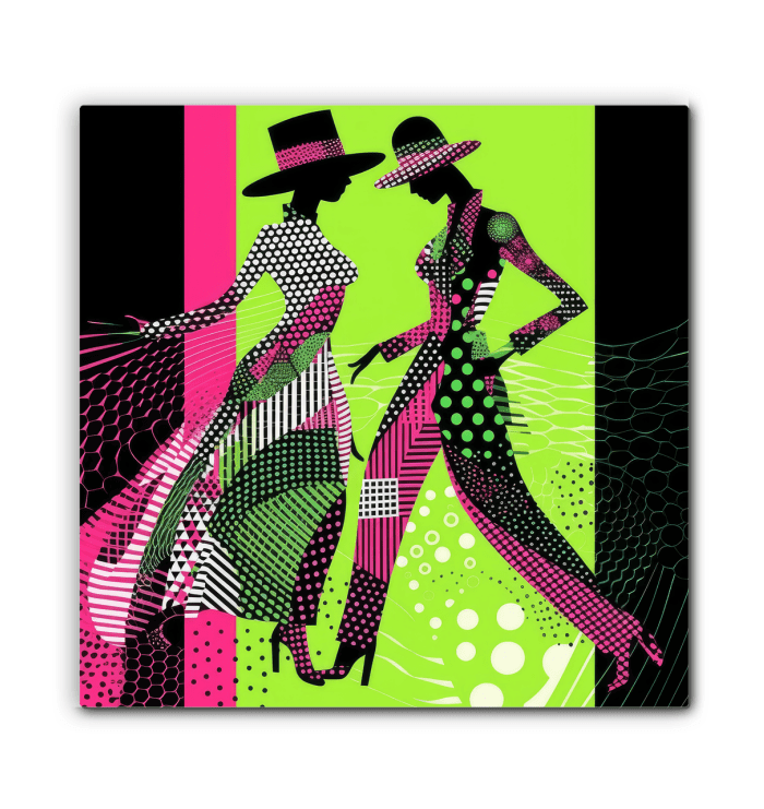 Balletic Fashion Portraits Mens Wrapped Canvas - Beyond T-shirts