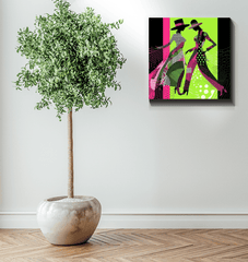 Balletic Fashion Portraits Mens Wrapped Canvas - Beyond T-shirts
