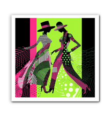 Balletic Fashion Portraits Mens Wrapped Canvas - Beyond T-shirts