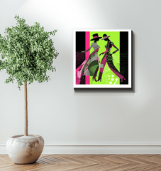Balletic Fashion Portraits Mens Wrapped Canvas - Beyond T-shirts