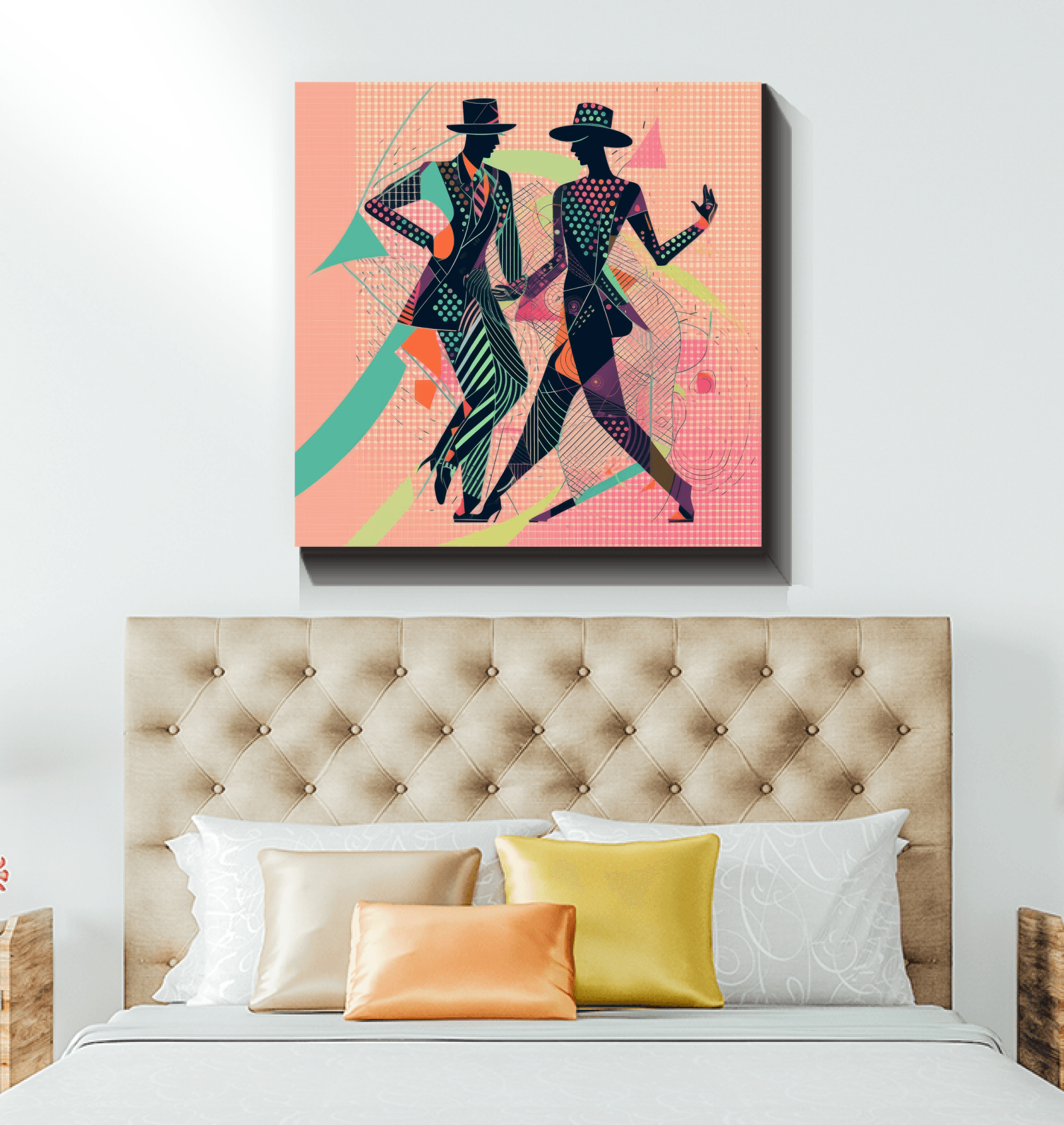 Elegant Decor Canvas with Ballet Theme