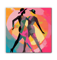 Balletic Fusion Fashion Wrapped Canvas - perfect home gift idea.