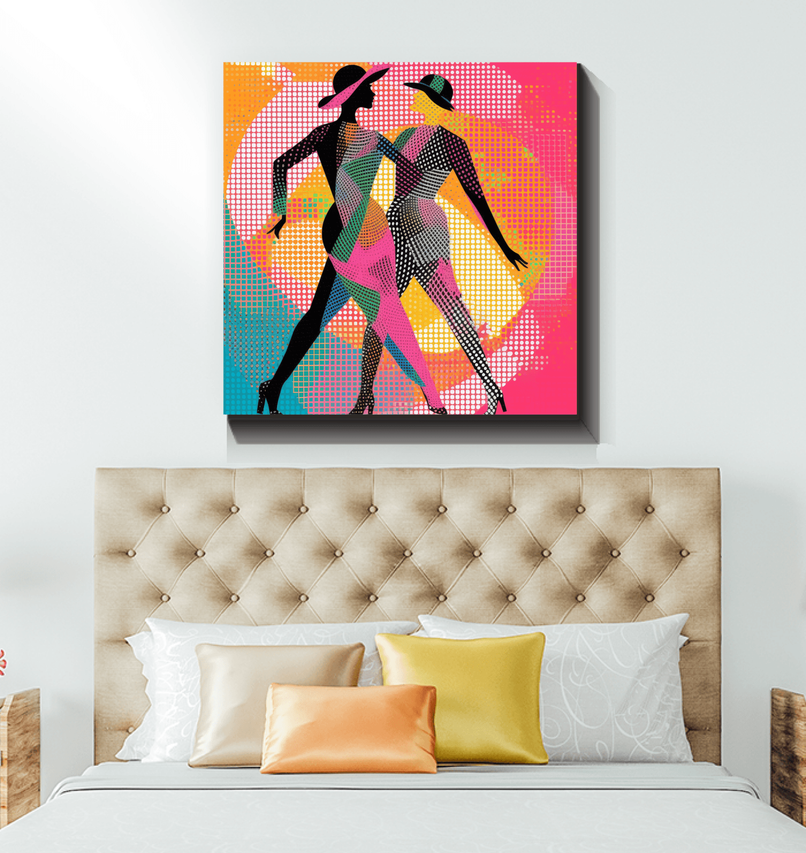 Transformative Balletic Fusion Fashion canvas for luxe decor.