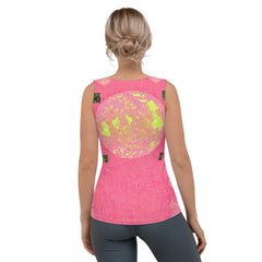 Elegant Cut & Sew Tank Top for Dancers Back View