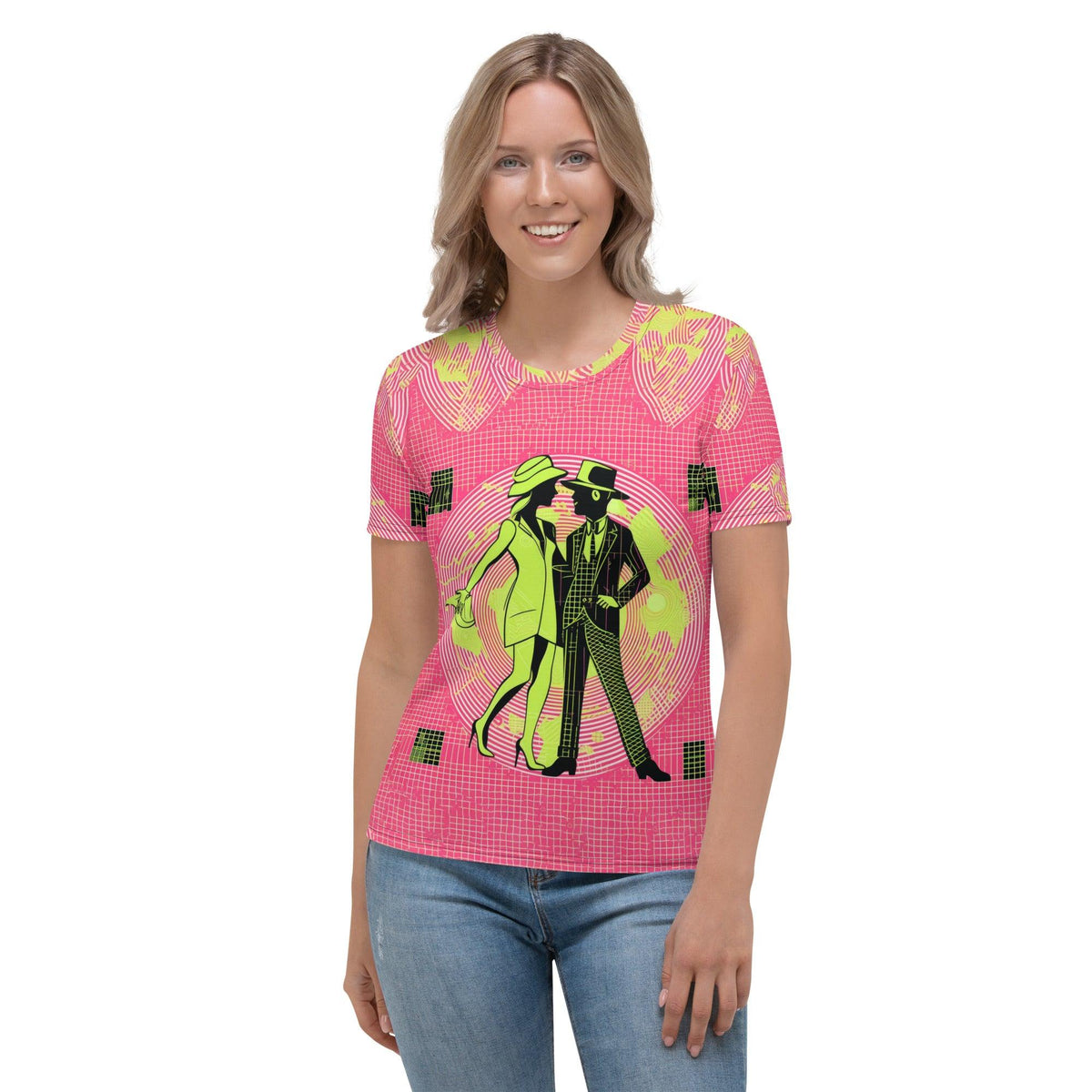 Elegant Balletic Intensity Women's T-Shirt front view