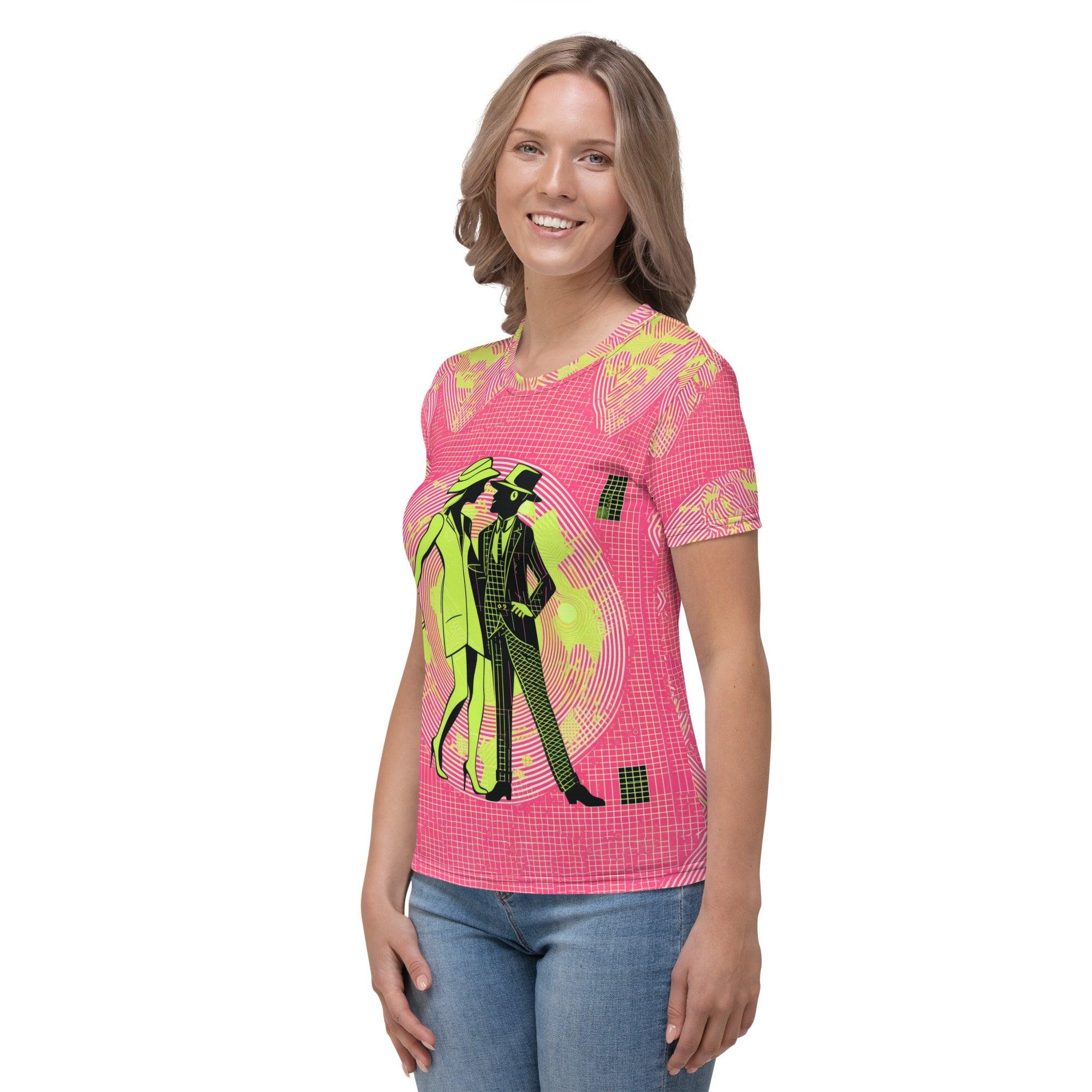 Woman wearing Balletic Intensity T-Shirt showcasing back design