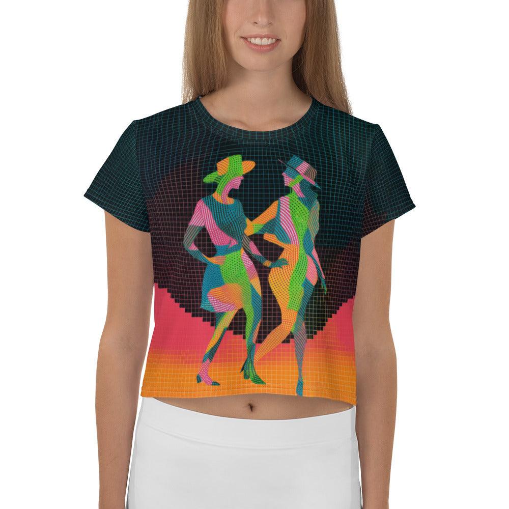 Elegant Balletic Intimacy crop tee perfect for any occasion.