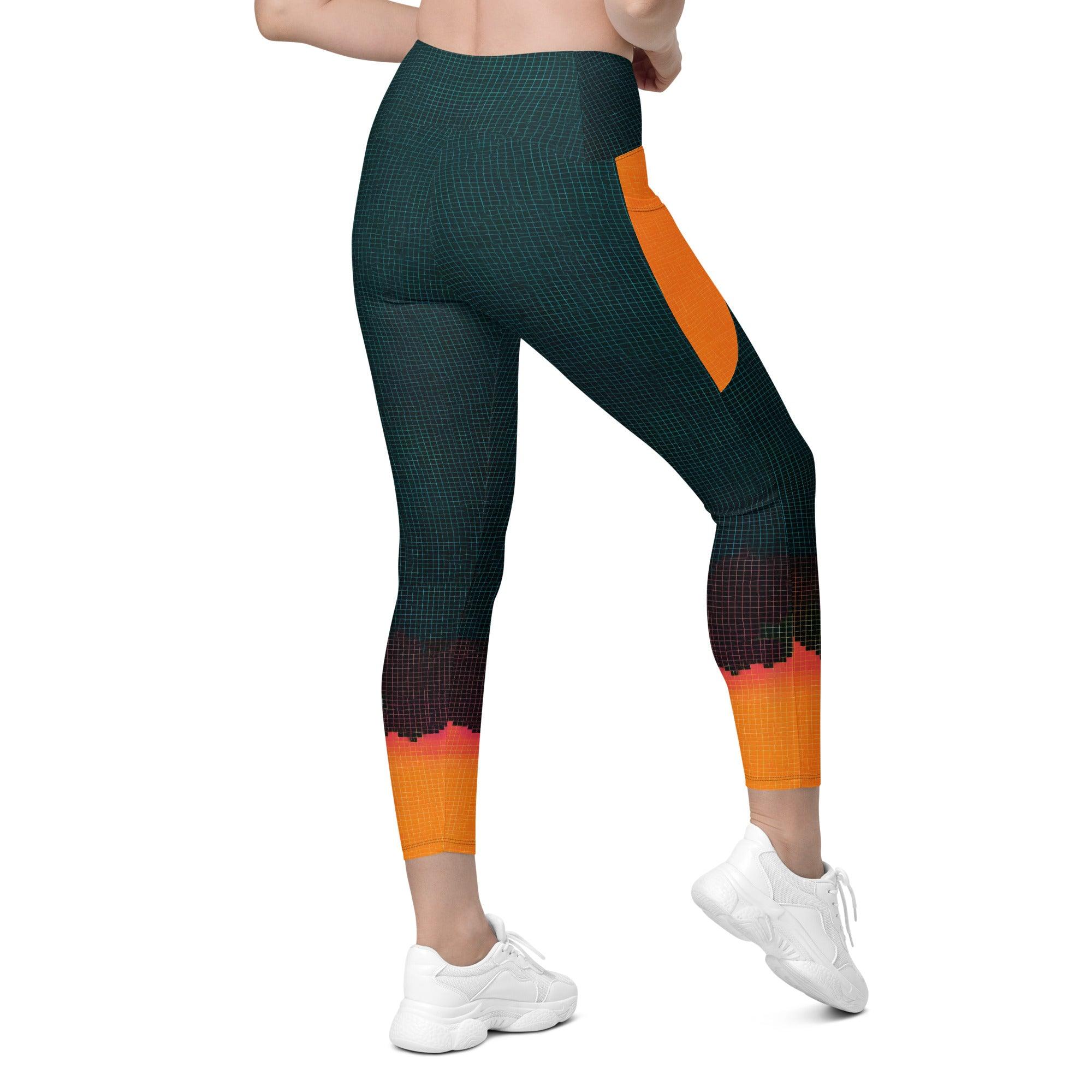 Close-up of crossover waistband on Balletic Intimacy leggings.