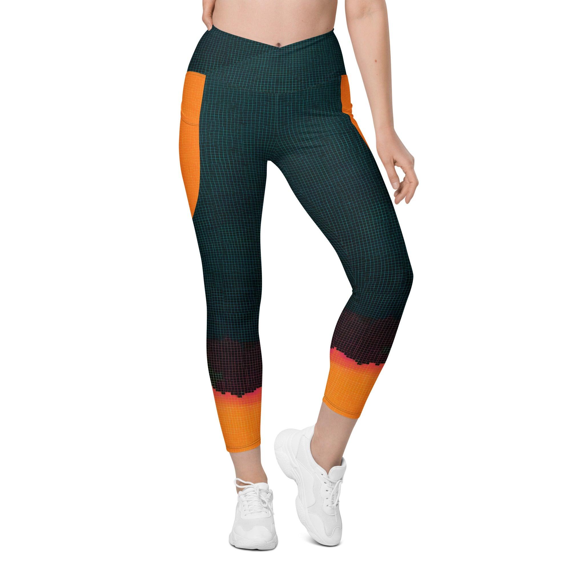 Balletic Intimacy crossover leggings in action during a dance routine.