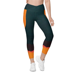 Balletic Intimacy crossover leggings in action during a dance routine.