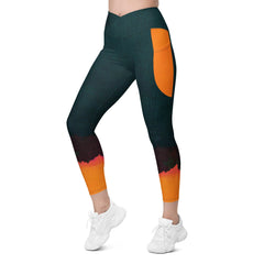 Lifestyle image of Balletic Intimacy leggings paired with casual top.