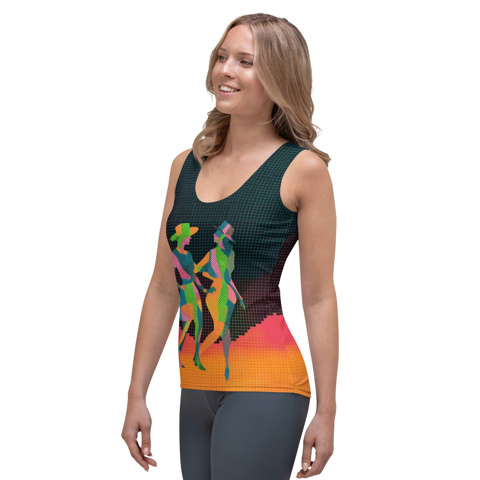 Elegant Balletic Intimacy Attire with Sublimation Print Detail