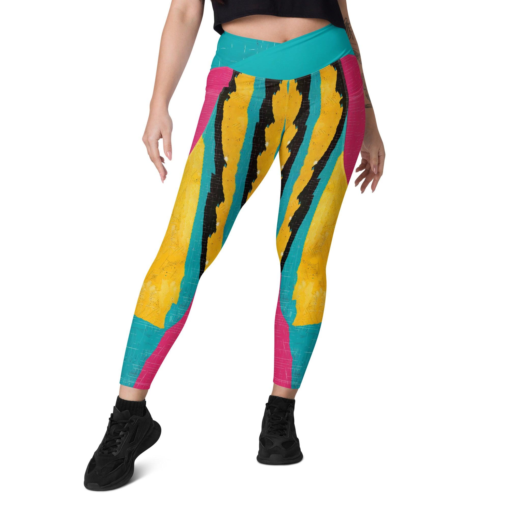 Balletic Magic leggings lifestyle shot in action.