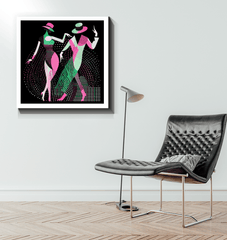 Balletic Perfection Fashion Theme Wall Art