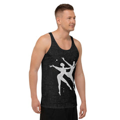 Balletic Poise Men's Attire Tank Top - Perfect for any occasion.