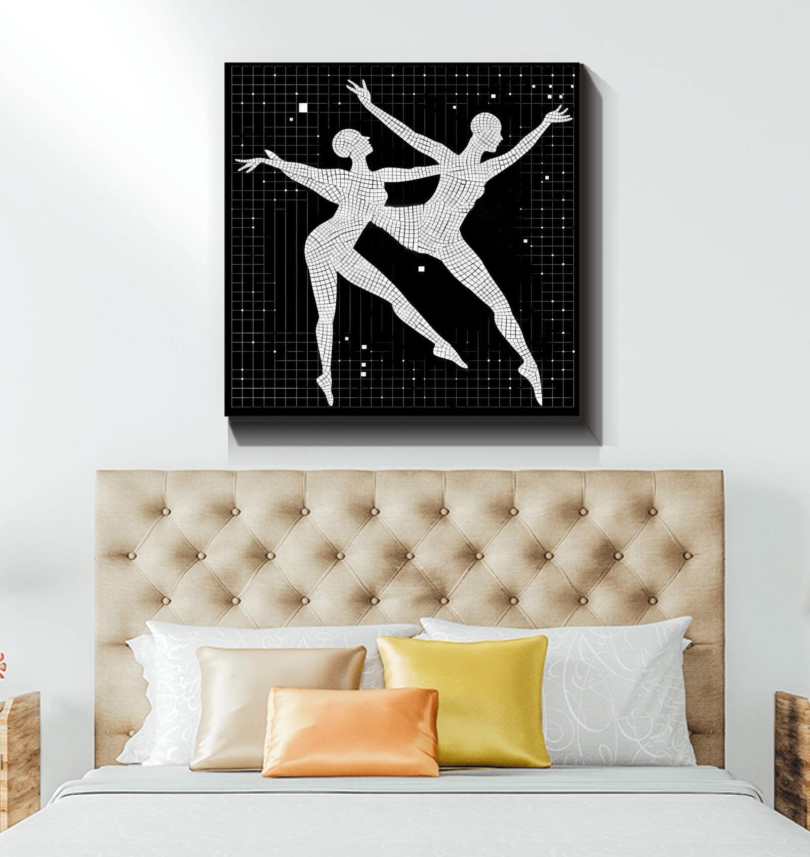 Sophisticated Balletic Poise canvas for art connoisseurs