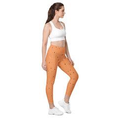 Balletic Poise III Crossover Leggings Front View.