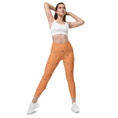 Balletic Poise III Crossover Leggings Side View.