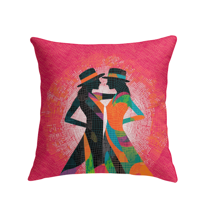 Stylish Indoor Pillow with Balletic Reflections Design in Home Decor