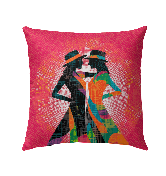 Balletic Reflections Of Style Outdoor Pillow - Beyond T-shirts