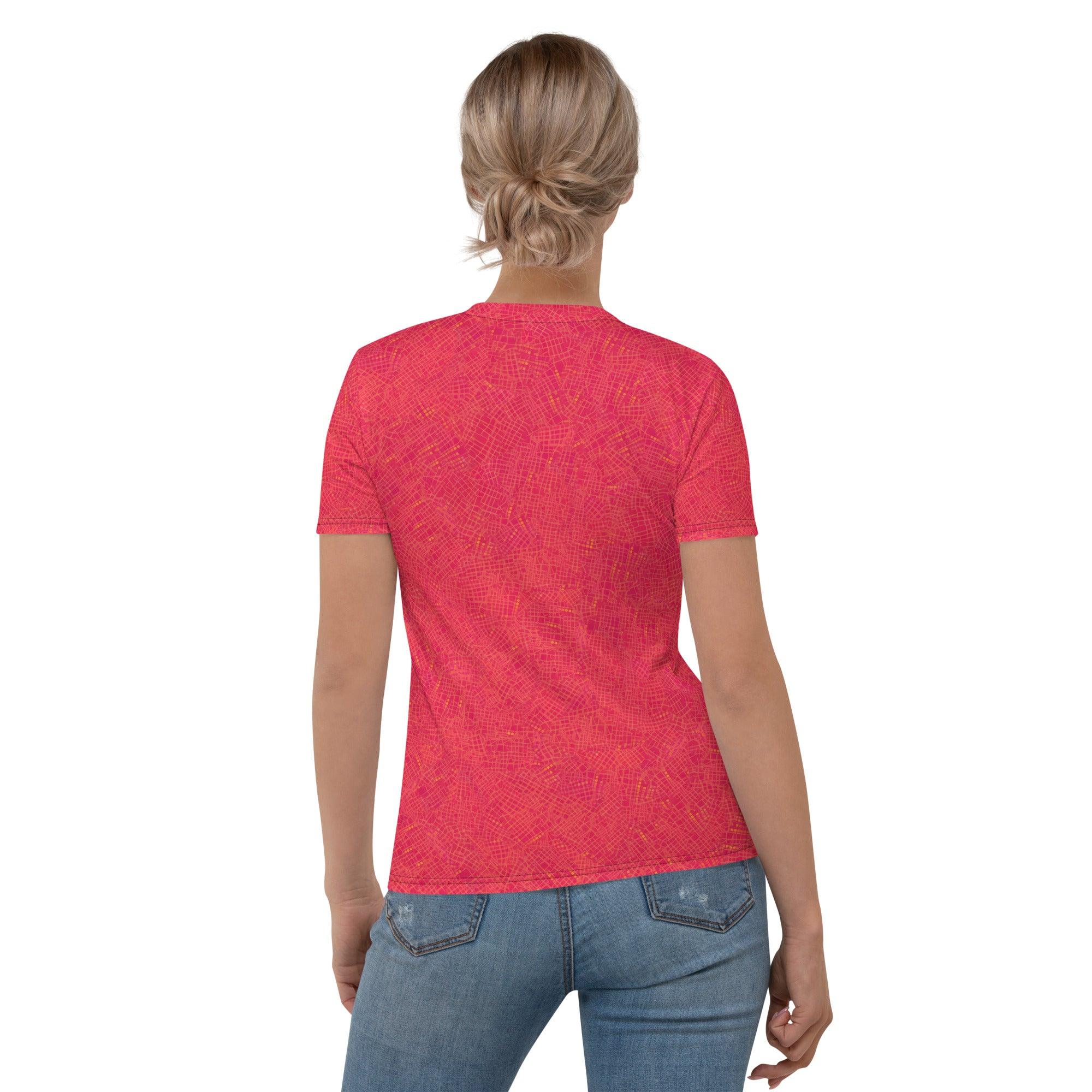 Comfortable and chic Women's T-shirt with Balletic Reflections design.