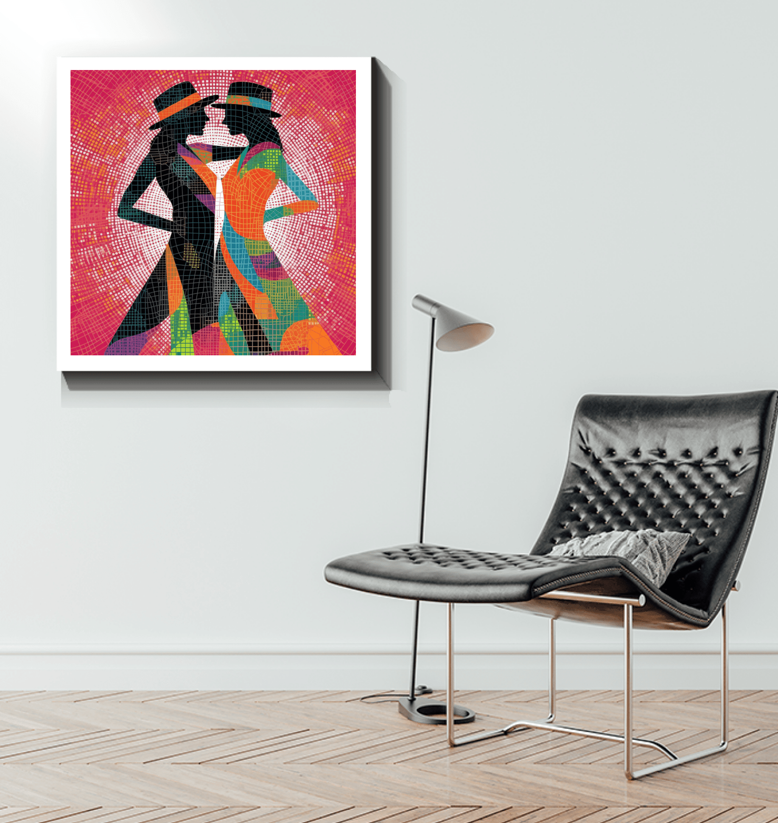 Ballet-inspired wrapped canvas art for elegance