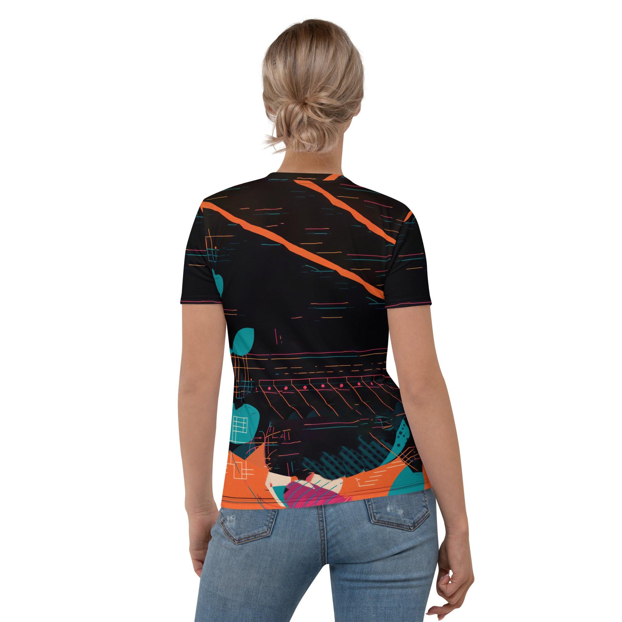 Comfortable Fashion T-shirt for Women Back View