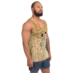 Men's Fashion Tank Top with Balletic Reverie design detail